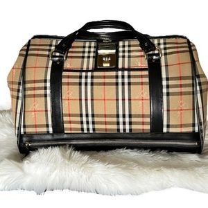 BURBERRY Vintage luggage w/ combination lock